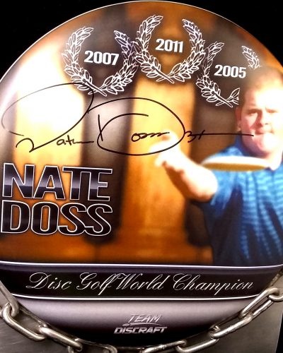 Discraft Full Color Nate Doss 3 Time World Champion ESP BUZZZ Disc Golf Mid Range Driver