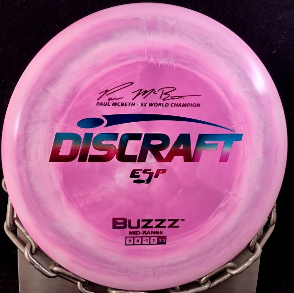 Discraft Paul McBeth 5 Time World Champion ESP BUZZZ Mid Range Golf Disc