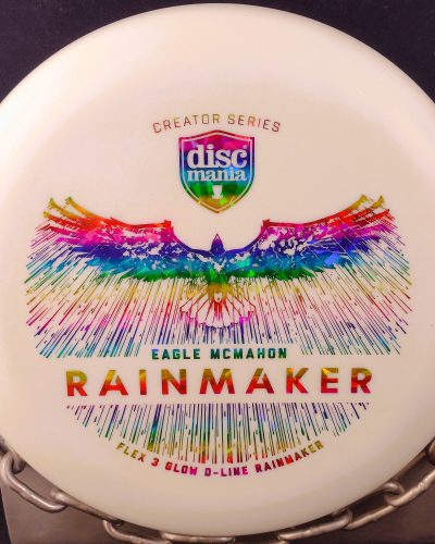Discmania Eagle McMahon Flex 3 Glow D-Line RAINMAKER Golf Disc